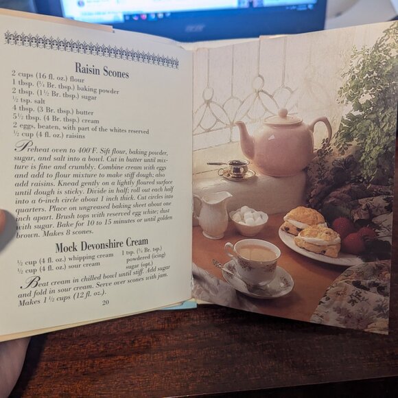 Afternoon Tea Book by Koren Trygg & Lucy Poshek Recipes Victorian Hardcover VTG - Picture 6 of 7